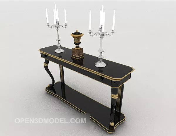 European Style Phnom Penh Side Cabinet 3d model European Style Phnom Penh Side Cabinet 3d model