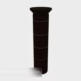 European Style Roman Column 3d model