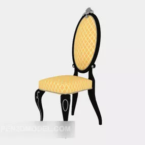 European Style Classic Home Chair 3d model