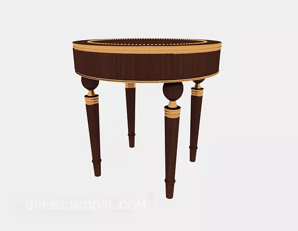 European-style Beautiful Side Table 3d model European-style Beautiful Side Table 3d model