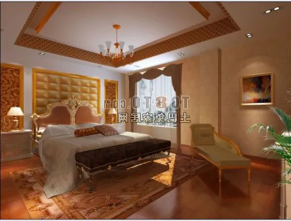 European Style Bedroom Furniture Set Interior 3d model European Style Bedroom Furniture Set Interior 3d model