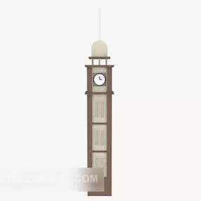 European Clock Tower Building 3d model
