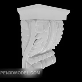 European Style Building Components 3d model