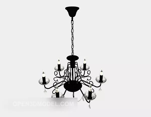 Bird Candlestick 3d model