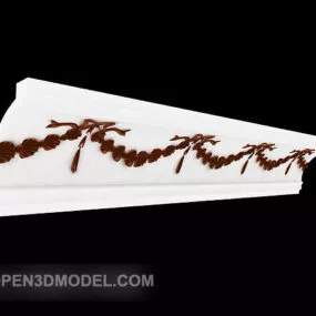 European Style Carving Component Molding 3d model