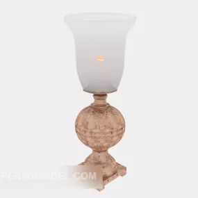 European Style Classical Table Lamp 3d model