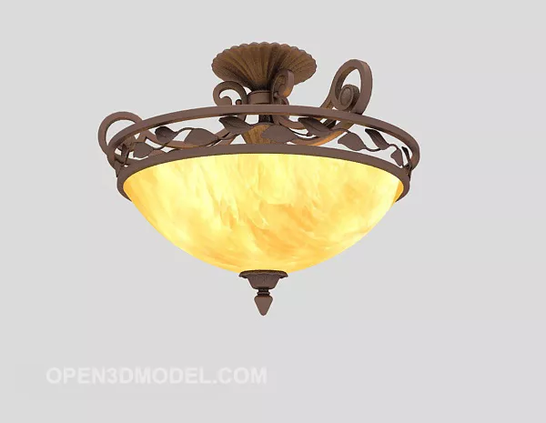 European Style Craft Chandelier 3d model European Style Craft Chandelier 3d model