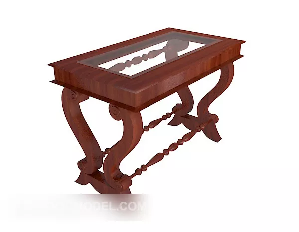 European Style Exquisite Side Table 3d model European Style Exquisite Side Table 3d model