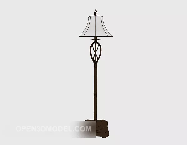 European Style Floor Lamp 3d model European Style Floor Lamp 3d model