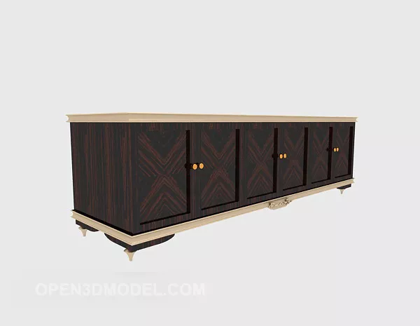 Garage Gate Two Doors 3d model