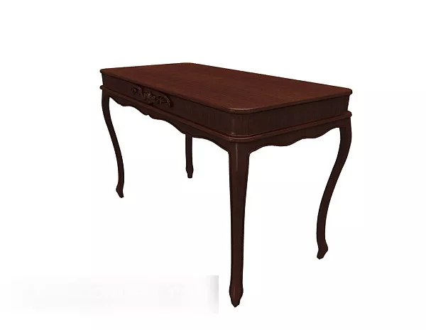 European Vintage Style Home Brown Side Table 3d model European Vintage Style Home Brown Side Table 3d model