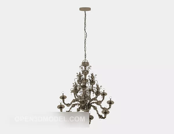 European Style Home Craft Chandelier 3d model European Style Home Craft Chandelier 3d model