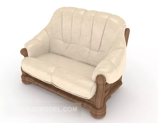European-style Home High-end Single Sofa 3d model European-style Home High-end Single Sofa 3d model
