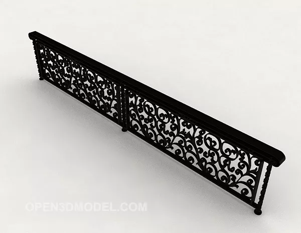 European Style Home Railing 3d model European Style Home Railing 3d model