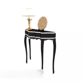 European-style Home Side Table Swing 3d model