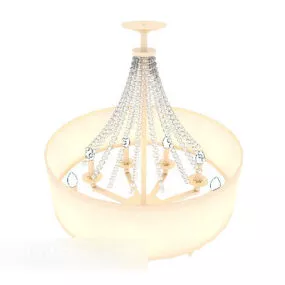 European Style Home Chandelier Design 3d model