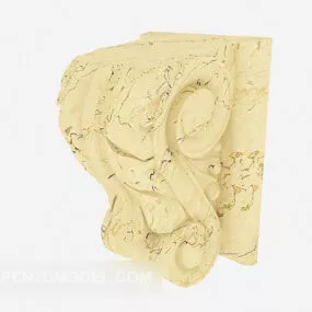 European Style Lace Component 3d model