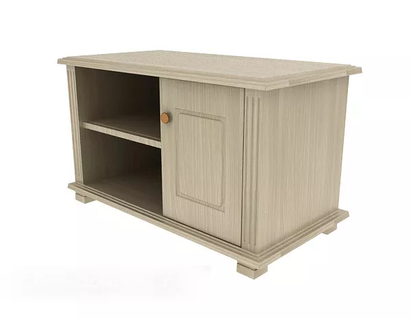 European Style Light-colored Side Cabinet 3d model European Style Light-colored Side Cabinet 3d model