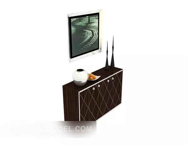 European Style Decoration Cabinet 3d model European Style Decoration Cabinet 3d model