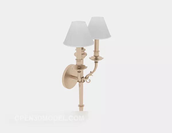European-style Minimalist Aisle Wall Lamp 3d model European-style Minimalist Aisle Wall Lamp 3d model