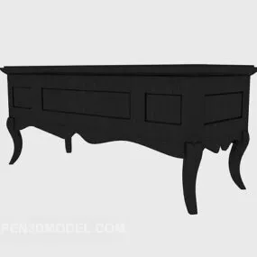 European-style Minimalist Entrance Cabinet 3d model