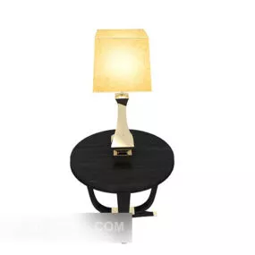 European Style Minimalist Sofa Side Table 3d model