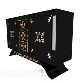European Style Side Cabinet 3d model