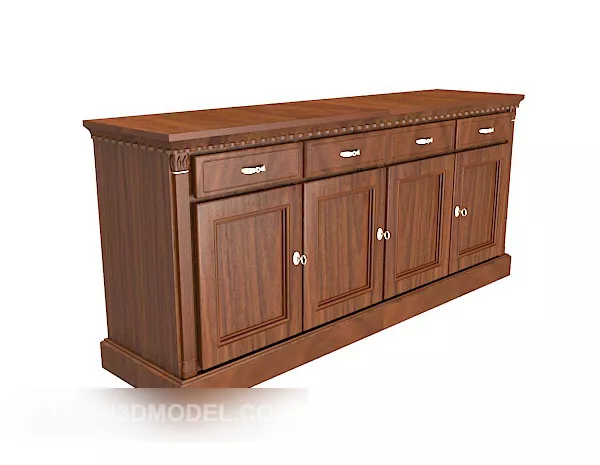European Style Practical Hall Cabinet 3d model European Style Practical Hall Cabinet 3d model