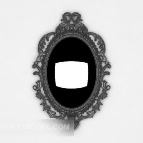 European Style Retro Mirror 3d model
