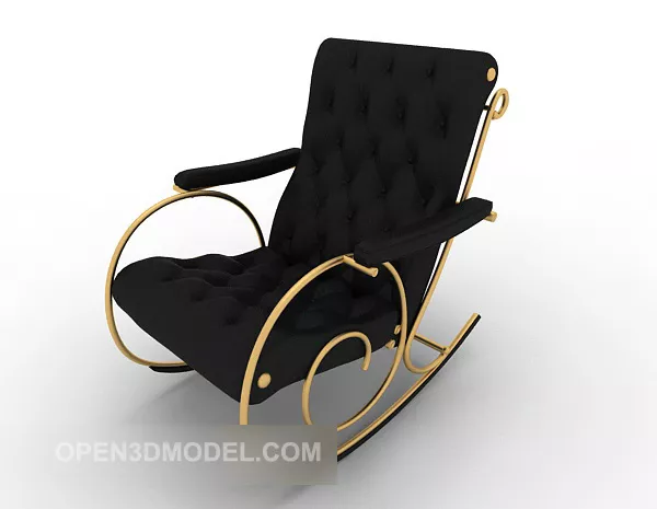 European Style Rocking Chair 3d model European Style Rocking Chair 3d model