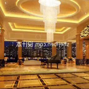 European Style Sconference Hall 3d model