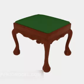 European-style Shoe Change Stool 3d model