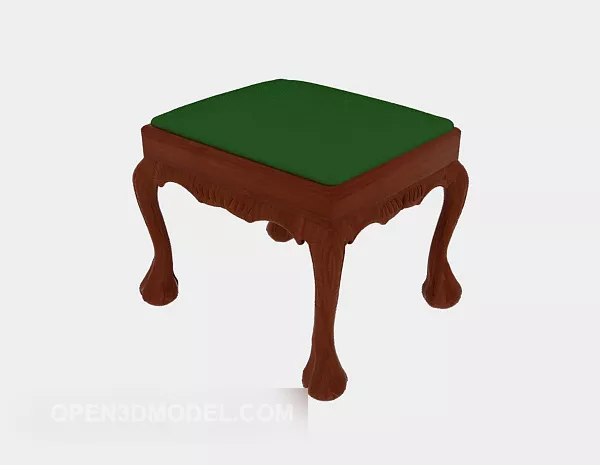 European-style Shoe Change Stool 3d model European-style Shoe Change Stool 3d model