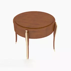 European Style Side Table 3d model