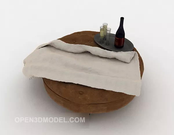 European-style Simple Home Coffee Table 3d model European-style Simple Home Coffee Table 3d model