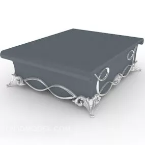 European Style Sofa Coffee Table 3d model