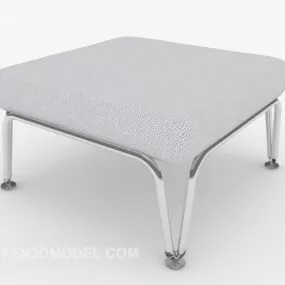 European Style Sofa Stool 3d model