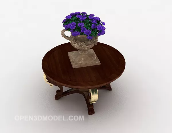 European Style Solid Wood Edge A Few 3d model European Style Solid Wood Edge A Few 3d model