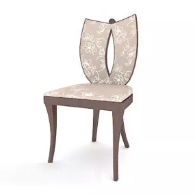 European Vintage Style Special Dining Chair 3d model