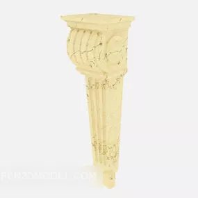 European Style Stone Component 3d model