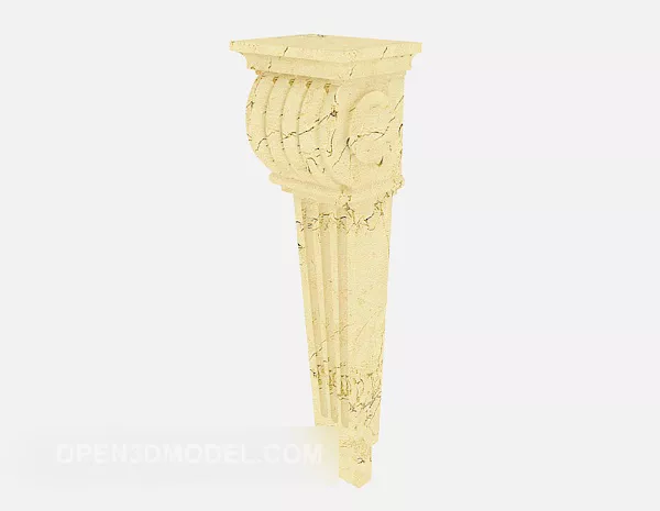 European Style Stone Component 3d model European Style Stone Component 3d model