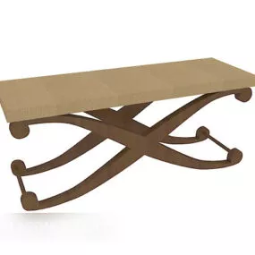 European Vintage Style Stool 3d model