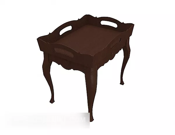 European Style Traditional Side Table 3d model European Style Traditional Side Table 3d model