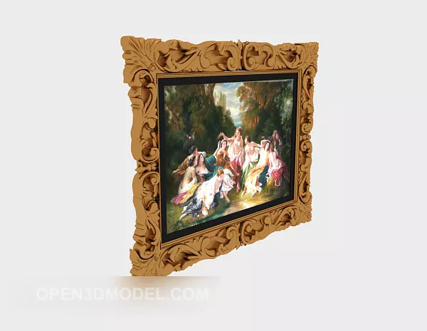 Photo Painting 3d model