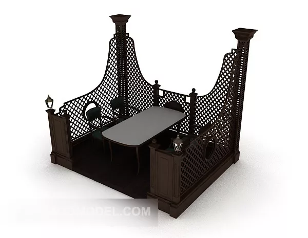 Fabric Seat Pad 3d model