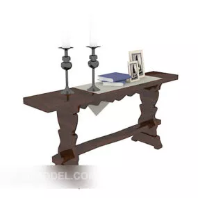 European Vintage Traditional Classical Side Table 3d model