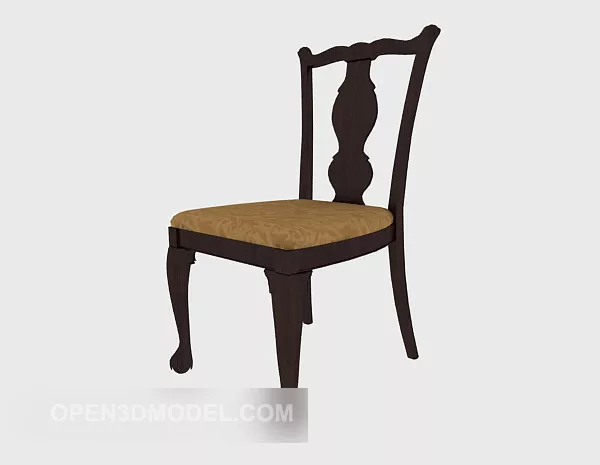 European Traditional Home Chair 3d model European Traditional Home Chair 3d model