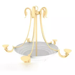 European Traditional Chandelier 3d model
