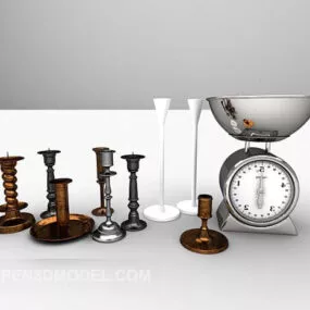 European Trinket Decorative 3d model