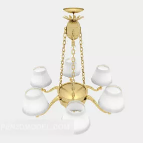 European Unique Chandelier 3d model